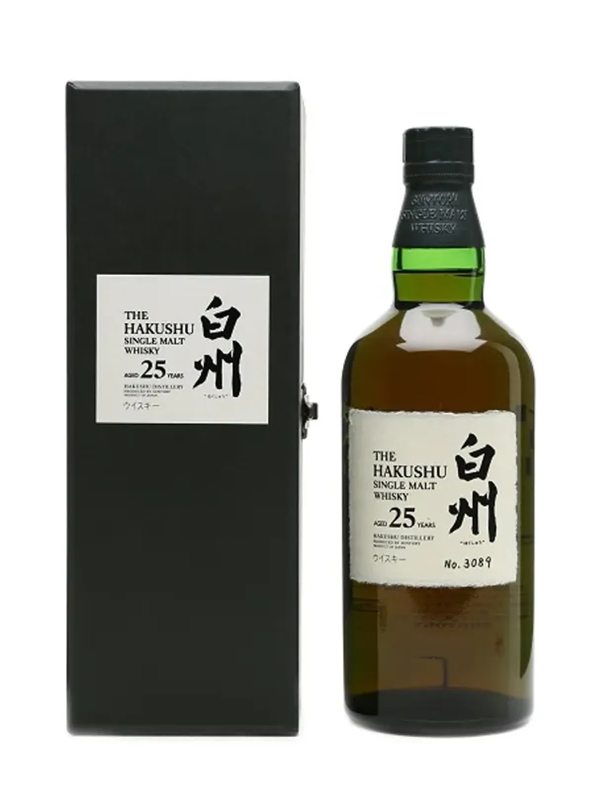 Hakushy 25, a bottle of Japanese whisky in Singapore